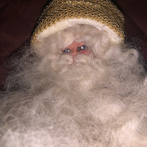 Nancy Beck 1998 Vintage Collectible Father Snow Doll; signed by Nancy Beck - Picture 2 of 8